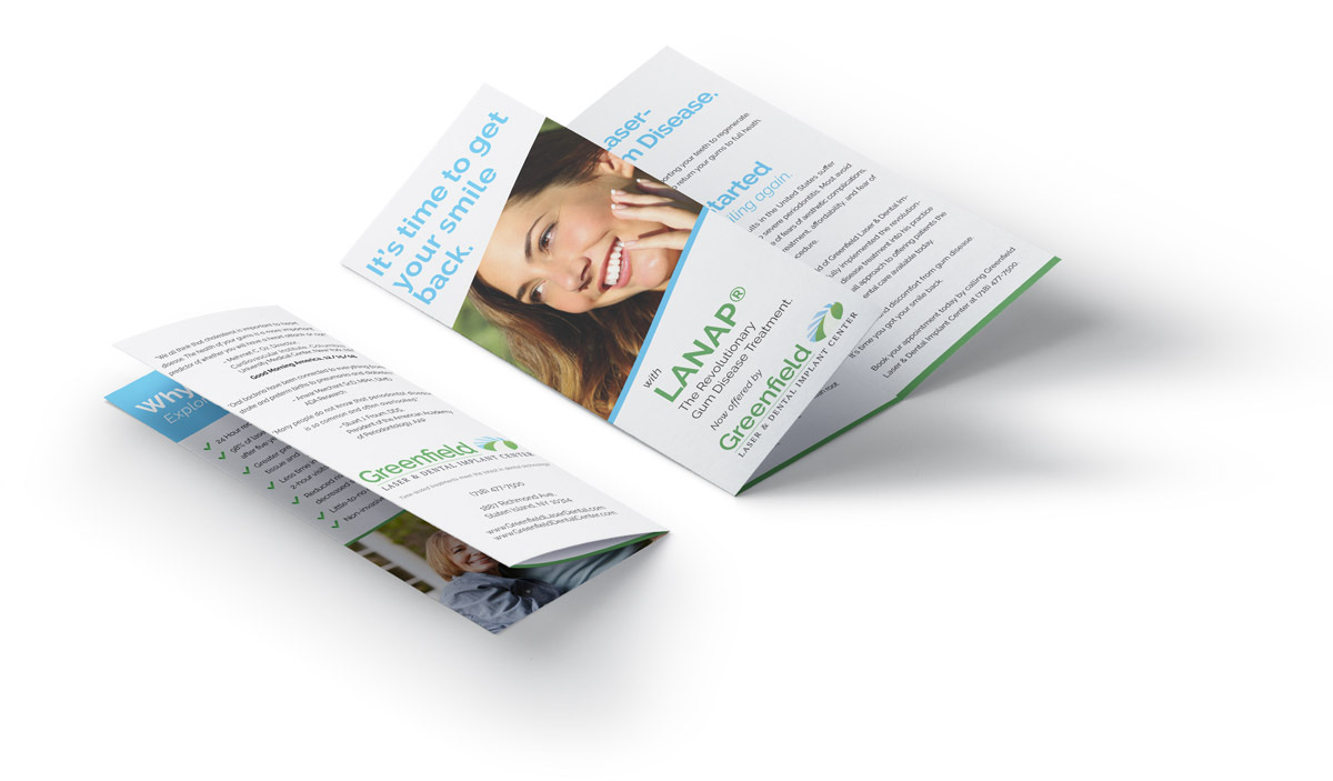 Greenfield Laser & Dental Implant Center: LANAP® Trifold Brochure