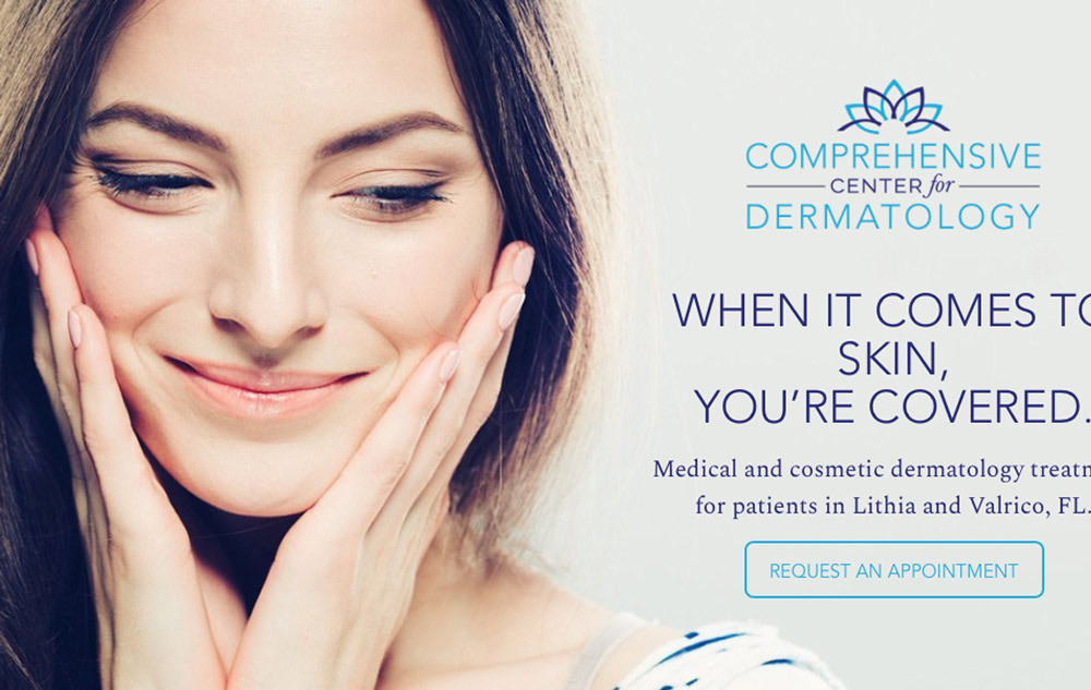Comprehensive Center for Dermatology: Website Design