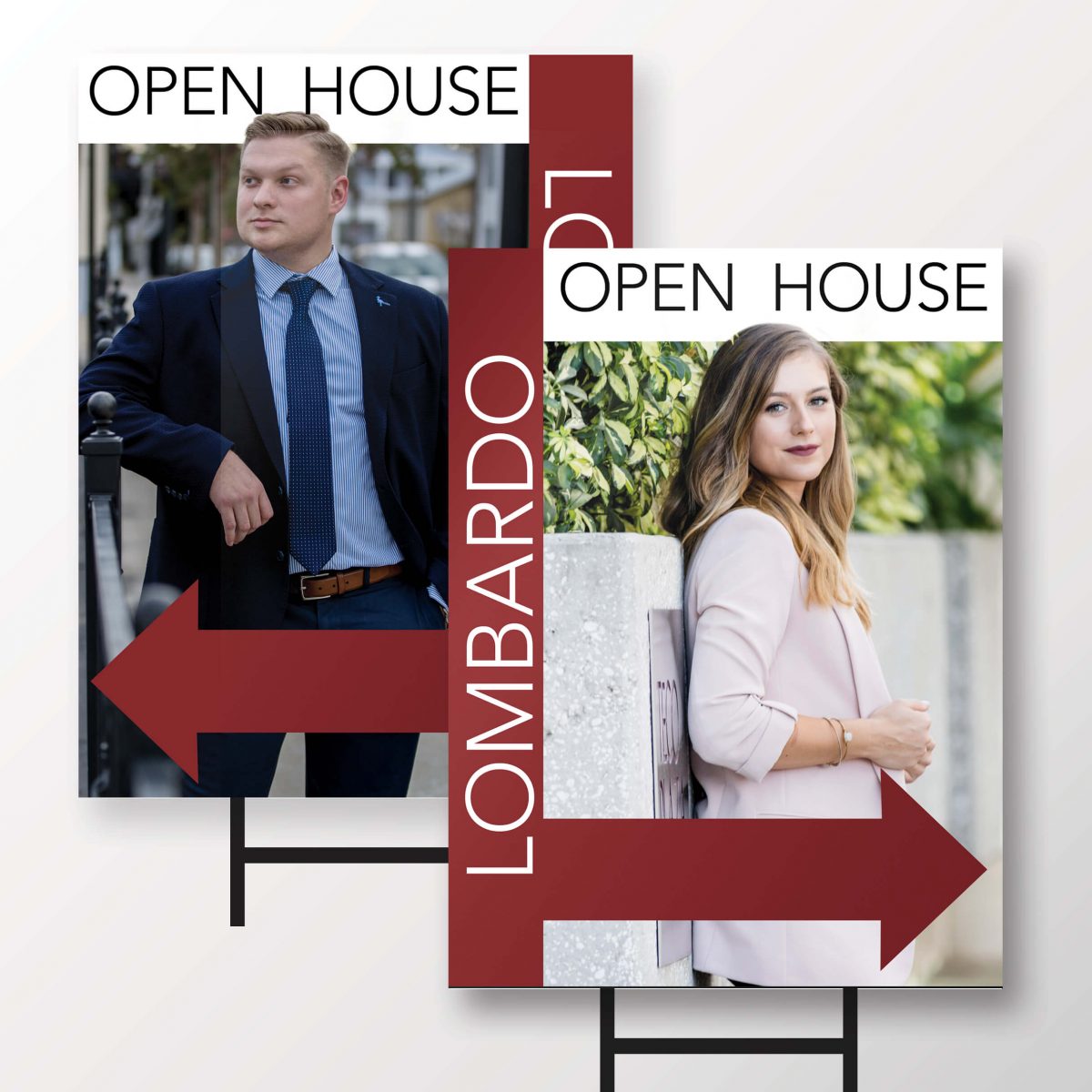 Lombardo Open House Signs
