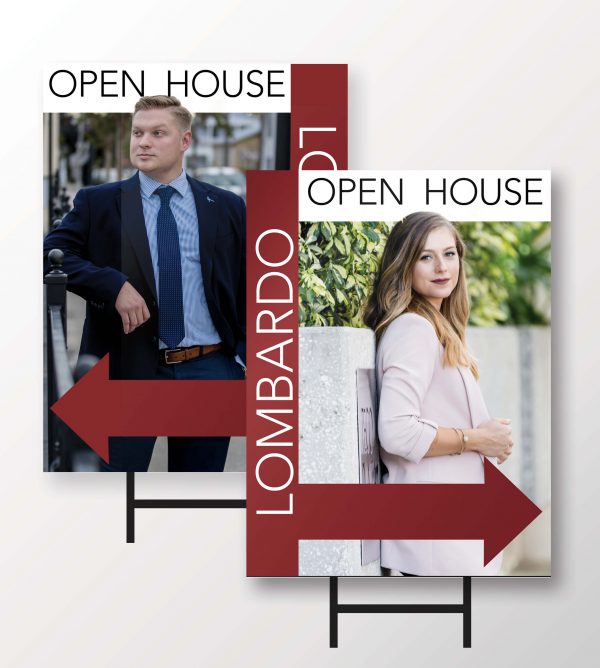 Lombardo Open House Signs