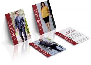 lombardo real estate business card design