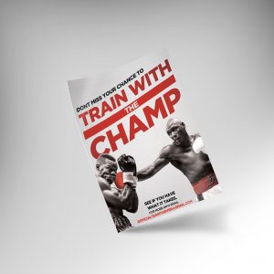 antonio tarver pro boxer flyer design agency